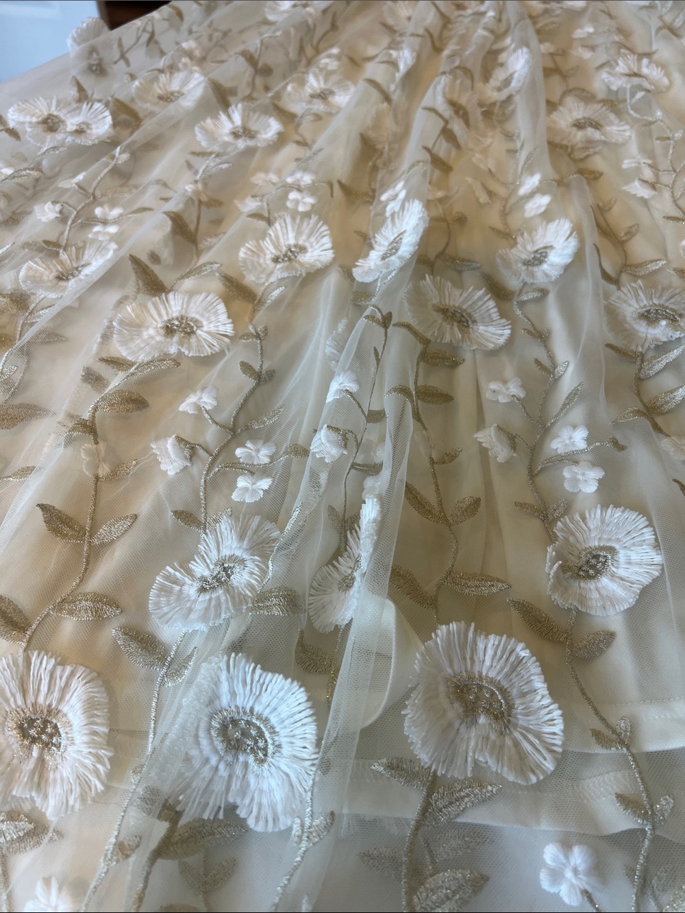 Altar’d State Floral Bridal Tulle Gown with Appliqué Flowers - Picture 5 of 7